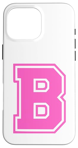 Rosa Buchstabe B Monogramm Initial für Vor oder Nachnamen Hülle für iPhone 16 Pro Max Rosa Buchstabe B Monogramm Initial für Vor oder Nachnamen Hülle für iPhone 16 Pro Max von Rosa Alphabet Buchstabe für Frauen und Mädchen