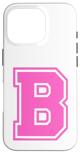 Rosa Buchstabe B Monogramm Initial für Vor oder Nachnamen Hülle für iPhone 16 Pro Rosa Buchstabe B Monogramm Initial für Vor oder Nachnamen Hülle für iPhone 16 Pro von Rosa Alphabet Buchstabe für Frauen und Mädchen