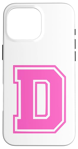Rosa Buchstabe D Monogramm Initial für Vor oder Nachnamen D Hülle für iPhone 16 Pro Max Rosa Buchstabe D Monogramm Initial für Vor oder Nachnamen D Hülle für iPhone 16 Pro Max von Rosa Alphabet Buchstabe für Frauen und Mädchen