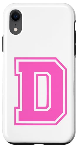 Rosa Buchstabe D Monogramm Initial für Vor oder Nachnamen D Hülle für iPhone XR Rosa Buchstabe D Monogramm Initial für Vor oder Nachnamen D Hülle für iPhone XR von Rosa Alphabet Buchstabe für Frauen und Mädchen