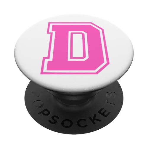 Rosa Buchstabe D Monogramm Initial für Vor oder Nachnamen D PopSockets Klebender PopGrip Rosa Buchstabe D Monogramm Initial für Vor oder Nachnamen D PopSockets Klebender PopGrip von Rosa Alphabet Buchstabe für Frauen und Mädchen