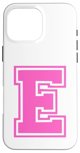 Rosa Buchstabe E Monogramm Initial für Vor- oder Nachnamen Hülle für iPhone 16 Pro Max Rosa Buchstabe E Monogramm Initial für Vor- oder Nachnamen Hülle für iPhone 16 Pro Max von Rosa Alphabet Buchstabe für Frauen und Mädchen