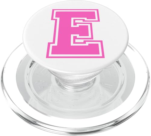 Rosa Buchstabe E Monogramm Initial für Vor- oder Nachnamen PopSockets PopGrip für MagSafe Rosa Buchstabe E Monogramm Initial für Vor- oder Nachnamen PopSockets PopGrip für MagSafe von Rosa Alphabet Buchstabe für Frauen und Mädchen