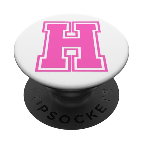 Rosa Buchstabe H Monogramm Initial für Vor- oder Nachnamen PopSockets Klebender PopGrip Rosa Buchstabe H Monogramm Initial für Vor- oder Nachnamen PopSockets Klebender PopGrip von Rosa Alphabet Buchstabe für Frauen und Mädchen