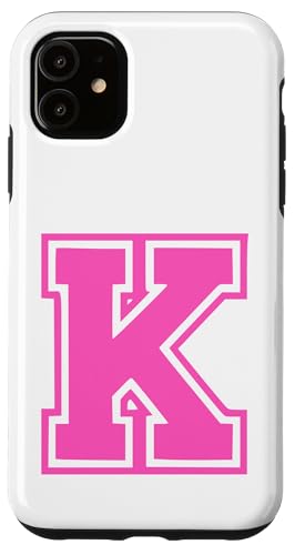 Rosa Buchstabe K Monogramm Initial für Vor oder Nachnamen Hülle für iPhone 11 Rosa Buchstabe K Monogramm Initial für Vor oder Nachnamen Hülle für iPhone 11 von Rosa Alphabet Buchstabe für Frauen und Mädchen