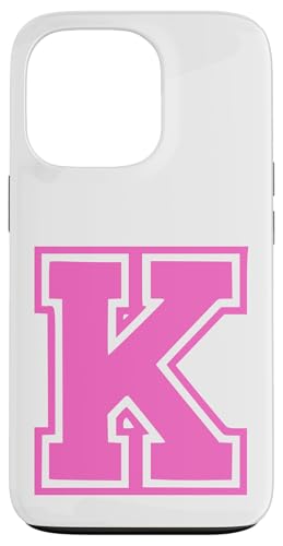 Rosa Buchstabe K Monogramm Initial für Vor oder Nachnamen Hülle für iPhone 13 Pro Rosa Buchstabe K Monogramm Initial für Vor oder Nachnamen Hülle für iPhone 13 Pro von Rosa Alphabet Buchstabe für Frauen und Mädchen