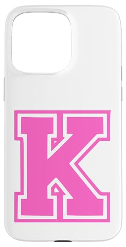 Rosa Buchstabe K Monogramm Initial für Vor oder Nachnamen Hülle für iPhone 15 Pro Max Rosa Buchstabe K Monogramm Initial für Vor oder Nachnamen Hülle für iPhone 15 Pro Max von Rosa Alphabet Buchstabe für Frauen und Mädchen