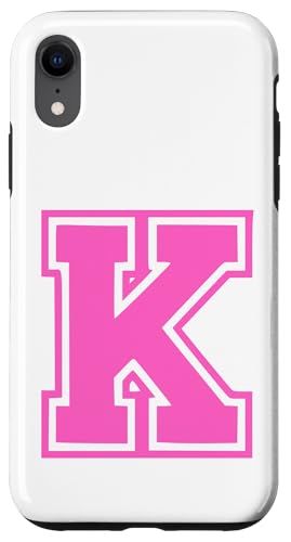 Rosa Buchstabe K Monogramm Initial für Vor oder Nachnamen Hülle für iPhone XR Rosa Buchstabe K Monogramm Initial für Vor oder Nachnamen Hülle für iPhone XR von Rosa Alphabet Buchstabe für Frauen und Mädchen