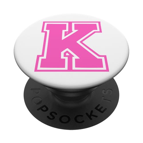 Rosa Buchstabe K Monogramm Initial für Vor oder Nachnamen PopSockets Klebender PopGrip Rosa Buchstabe K Monogramm Initial für Vor oder Nachnamen PopSockets Klebender PopGrip von Rosa Alphabet Buchstabe für Frauen und Mädchen