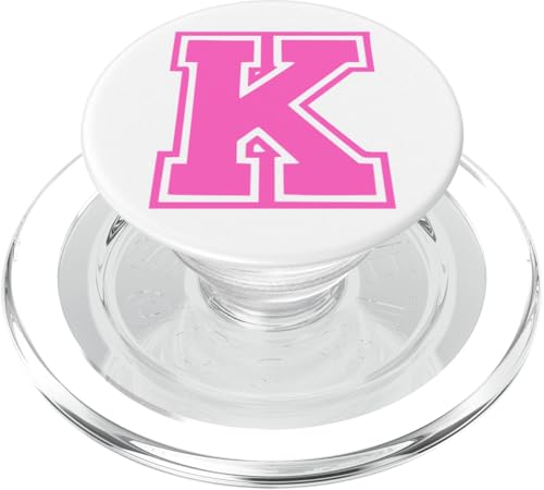Rosa Buchstabe K Monogramm Initial für Vor oder Nachnamen PopSockets PopGrip für MagSafe Rosa Buchstabe K Monogramm Initial für Vor oder Nachnamen PopSockets PopGrip für MagSafe von Rosa Alphabet Buchstabe für Frauen und Mädchen