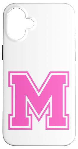 Rosa Buchstabe M Monogramm Initial für Vor oder Nachnamen Hülle für iPhone 16 Plus Rosa Buchstabe M Monogramm Initial für Vor oder Nachnamen Hülle für iPhone 16 Plus von Rosa Alphabet Buchstabe für Frauen und Mädchen