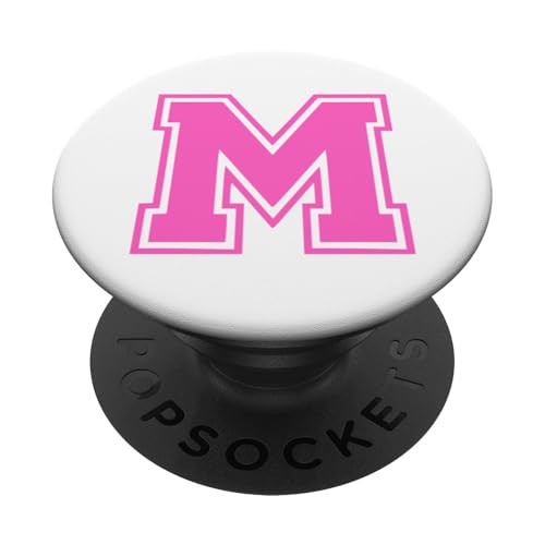 Rosa Buchstabe M Monogramm Initial für Vor oder Nachnamen PopSockets Klebender PopGrip Rosa Buchstabe M Monogramm Initial für Vor oder Nachnamen PopSockets Klebender PopGrip von Rosa Alphabet Buchstabe für Frauen und Mädchen