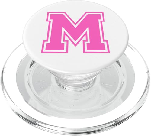 Rosa Buchstabe M Monogramm Initial für Vor oder Nachnamen PopSockets PopGrip für MagSafe Rosa Buchstabe M Monogramm Initial für Vor oder Nachnamen PopSockets PopGrip für MagSafe von Rosa Alphabet Buchstabe für Frauen und Mädchen
