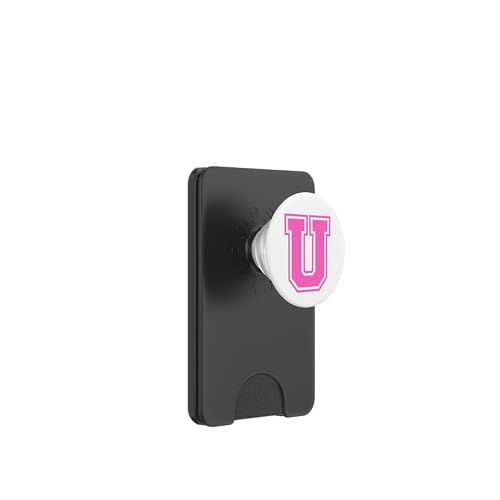 Rosa Buchstabe U Monogramm Initial für Vorname Nachname U PopSockets PopWallet für MagSafe Rosa Buchstabe U Monogramm Initial für Vorname Nachname U PopSockets PopWallet für MagSafe von Rosa Alphabet Buchstabe für Frauen und Mädchen
