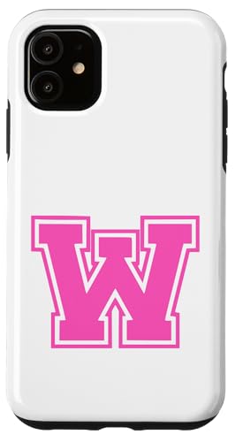 Rosa Buchstabe W Monogramm Anfangsbuchstabe für Vorname Hülle für iPhone 11 Rosa Buchstabe W Monogramm Anfangsbuchstabe für Vorname Hülle für iPhone 11 von Rosa Alphabet Buchstabe für Frauen und Mädchen