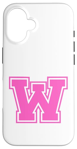 Rosa Buchstabe W Monogramm Anfangsbuchstabe für Vorname Hülle für iPhone 16 Rosa Buchstabe W Monogramm Anfangsbuchstabe für Vorname Hülle für iPhone 16 von Rosa Alphabet Buchstabe für Frauen und Mädchen