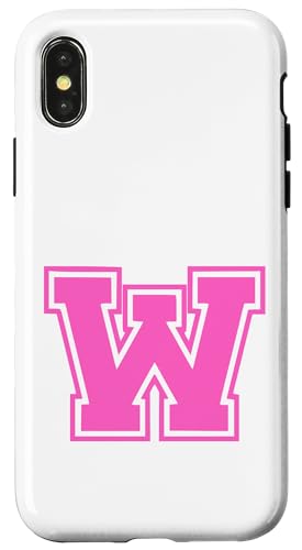 Rosa Buchstabe W Monogramm Anfangsbuchstabe für Vorname Hülle für iPhone X/XS Rosa Buchstabe W Monogramm Anfangsbuchstabe für Vorname Hülle für iPhone X/XS von Rosa Alphabet Buchstabe für Frauen und Mädchen