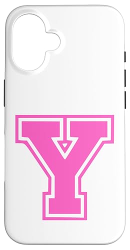 Rosa Buchstabe Y Monogramm Initial für Vorname Nachname Y Hülle für iPhone 16 Rosa Buchstabe Y Monogramm Initial für Vorname Nachname Y Hülle für iPhone 16 von Rosa Alphabet Buchstabe für Frauen und Mädchen