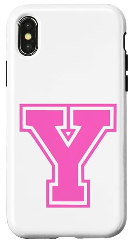 Rosa Buchstabe Y Monogramm Initial für Vorname Nachname Y Hülle für iPhone X/XS Rosa Buchstabe Y Monogramm Initial für Vorname Nachname Y Hülle für iPhone X/XS von Rosa Alphabet Buchstabe für Frauen und Mädchen