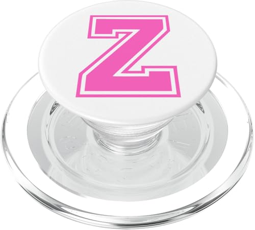 Rosa Buchstabe Z Monogramm Initial für Vorname Nachname Z PopSockets PopGrip für MagSafe Rosa Buchstabe Z Monogramm Initial für Vorname Nachname Z PopSockets PopGrip für MagSafe von Rosa Alphabet Buchstabe für Frauen und Mädchen