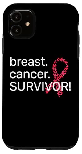 Breast Cancer Survivor Awareness Rosa Schleife Brustkrebs Hülle für iPhone 11 von Rosa Schleife Brustkrebsmonat Oktober Geschenke