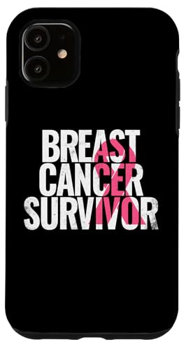 Breast Cancer Survivor Awareness Rosa Schleife Brustkrebs Hülle für iPhone 11 von Rosa Schleife Brustkrebsmonat Oktober Geschenke