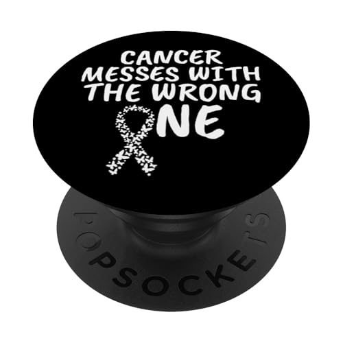 Cancer Messes With The Wrong One Brustkrebs PopSockets Klebender PopGrip Cancer Messes With The Wrong One Brustkrebs PopSockets Klebender PopGrip von Rosa Schleife Brustkrebsmonat Oktober Geschenke