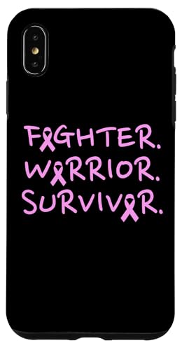 Fighter Warrior Survivor Breast Cancer Awareness Brustkrebs Hülle für iPhone XS Max Fighter Warrior Survivor Breast Cancer Awareness Brustkrebs Hülle für iPhone XS Max von Rosa Schleife Brustkrebsmonat Oktober Geschenke