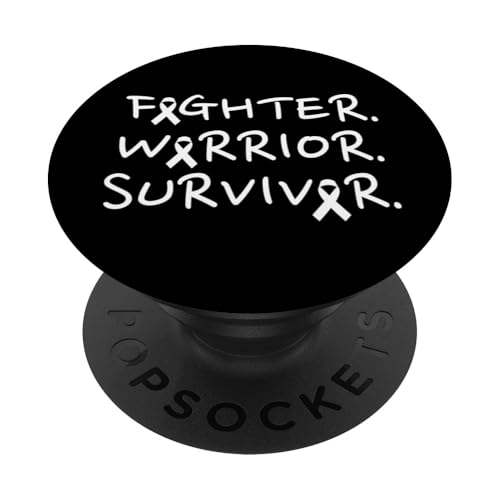 Fighter Warrior Survivor Breast Cancer Awareness Brustkrebs PopSockets Klebender PopGrip Fighter Warrior Survivor Breast Cancer Awareness Brustkrebs PopSockets Klebender PopGrip von Rosa Schleife Brustkrebsmonat Oktober Geschenke