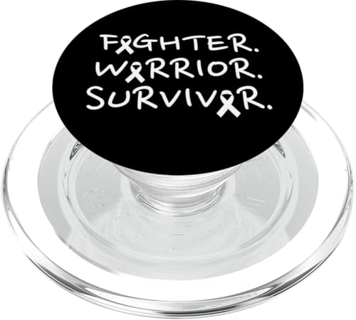 Fighter Warrior Survivor Breast Cancer Awareness Brustkrebs PopSockets PopGrip für MagSafe Fighter Warrior Survivor Breast Cancer Awareness Brustkrebs PopSockets PopGrip für MagSafe von Rosa Schleife Brustkrebsmonat Oktober Geschenke