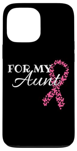 For My Aunt Breast Cancer Rosa Schleife Brustkrebs Hülle für iPhone 13 Pro Max von Rosa Schleife Brustkrebsmonat Oktober Geschenke
