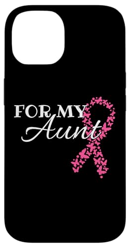 For My Aunt Breast Cancer Rosa Schleife Brustkrebs Hülle für iPhone 14 von Rosa Schleife Brustkrebsmonat Oktober Geschenke