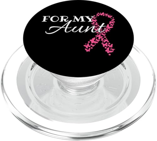 For My Aunt Breast Cancer Rosa Schleife Brustkrebs PopSockets PopGrip für MagSafe For My Aunt Breast Cancer Rosa Schleife Brustkrebs PopSockets PopGrip für MagSafe von Rosa Schleife Brustkrebsmonat Oktober Geschenke