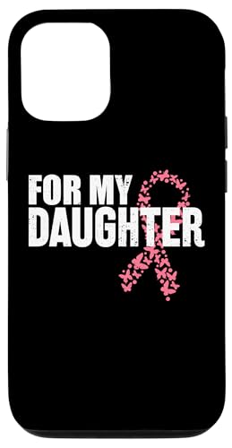 For My Daughter Breast Cancer Rosa Schleife Brustkrebs Hülle für iPhone 12/12 Pro von Rosa Schleife Brustkrebsmonat Oktober Geschenke