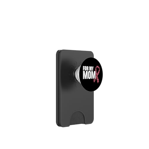 For My Mom Breast Cancer Awareness Rosa Schleife Brustkrebs PopSockets PopWallet für MagSafe von Rosa Schleife Brustkrebsmonat Oktober Geschenke