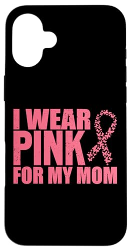 I Wear Pink For My Mom Rosa Schleife Brustkrebs Hülle für iPhone 16 Plus I Wear Pink For My Mom Rosa Schleife Brustkrebs Hülle für iPhone 16 Plus von Rosa Schleife Brustkrebsmonat Oktober Geschenke