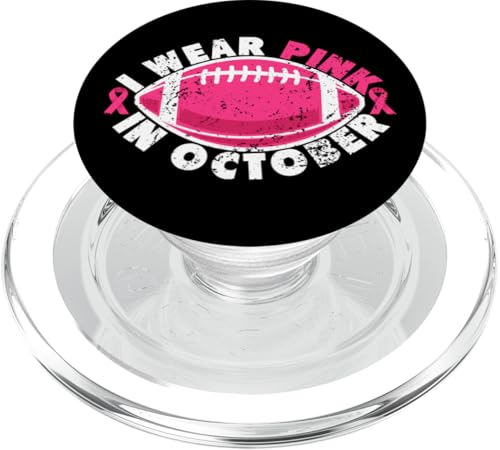 I Wear Pink In October Football Rosa Schleife Brustkrebs PopSockets PopGrip für MagSafe I Wear Pink In October Football Rosa Schleife Brustkrebs PopSockets PopGrip für MagSafe von Rosa Schleife Brustkrebsmonat Oktober Geschenke