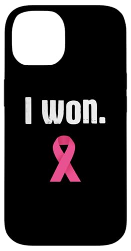 I Won Breast Cancer Awareness Rosa Schleife Brustkrebs Hülle für iPhone 14 von Rosa Schleife Brustkrebsmonat Oktober Geschenke