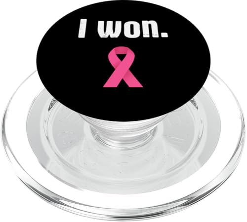 I Won Breast Cancer Awareness Rosa Schleife Brustkrebs PopSockets PopGrip für MagSafe I Won Breast Cancer Awareness Rosa Schleife Brustkrebs PopSockets PopGrip für MagSafe von Rosa Schleife Brustkrebsmonat Oktober Geschenke