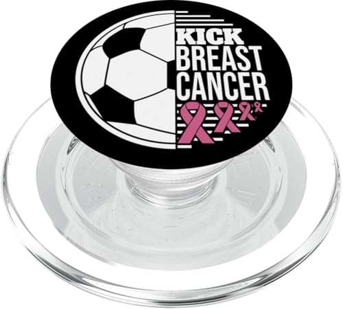 Kick Breast Cancer Rosa Schleife Brustkrebs PopSockets PopGrip für MagSafe von Rosa Schleife Brustkrebsmonat Oktober Geschenke