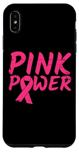 Pink Power Rosa Schleife Brustkrebs Hülle für iPhone XS Max von Rosa Schleife Brustkrebsmonat Oktober Geschenke
