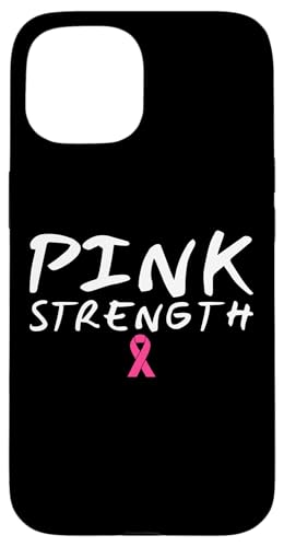 Pink Strength Rosa Schleife Brustkrebs Hülle für iPhone 15 Pink Strength Rosa Schleife Brustkrebs Hülle für iPhone 15 von Rosa Schleife Brustkrebsmonat Oktober Geschenke