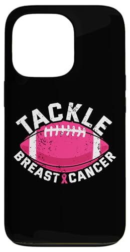 Tackle Breast Cancer Football Rosa Schleife Brustkrebs Hülle für iPhone 13 Pro von Rosa Schleife Brustkrebsmonat Oktober Geschenke