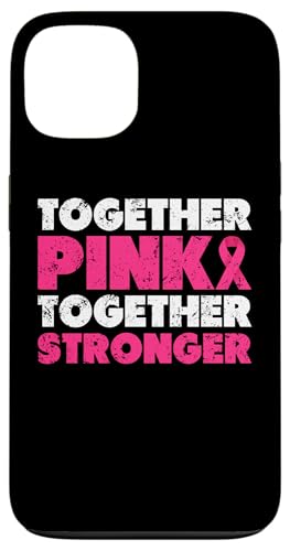 Together Pink Together Stronger Rosa Schleife Brustkrebs Hülle für iPhone 13 von Rosa Schleife Brustkrebsmonat Oktober Geschenke