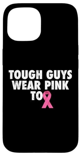 Tough Guys Wear Pink Too Rosa Schleife Brustkrebs Hülle für iPhone 15 Tough Guys Wear Pink Too Rosa Schleife Brustkrebs Hülle für iPhone 15 von Rosa Schleife Brustkrebsmonat Oktober Geschenke