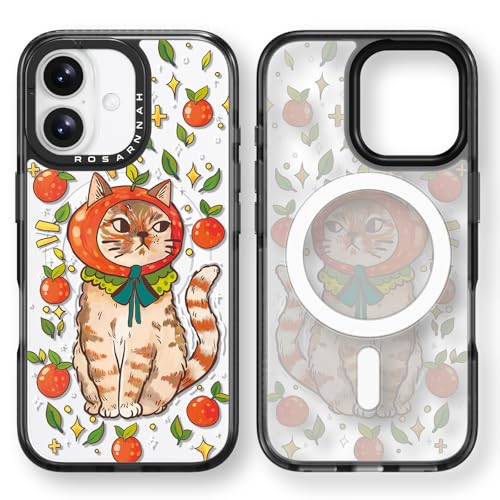 Rosarnnah Kompatibel mit iPhone 16 Hülle für Magsafe – Kitty Katze Schwarz Cover Design – niedliche Ästhetik Handyhülle für iPhone 16 6.1" Rosarnnah Kompatibel mit iPhone 16 Hülle für Magsafe – Kitty Katze Schwarz Cover Design – niedliche Ästhetik Handyhülle für iPhone 16 6.1" von Rosarnnah