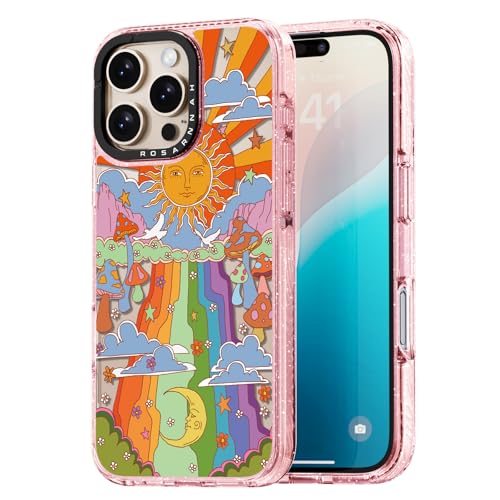 Rosarnnah Kompatibel mit iPhone 16 Pro Hülle – Pilz Glitzer Rosa Cover Design – niedliche Ästhetik Handyhülle für iPhone 16 Pro 6.3" Rosarnnah Kompatibel mit iPhone 16 Pro Hülle – Pilz Glitzer Rosa Cover Design – niedliche Ästhetik Handyhülle für iPhone 16 Pro 6.3" von Rosarnnah