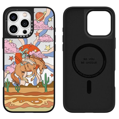 Rosarnnah Kompatibel mit iPhone 16 Pro Hülle für Magsafe – Cowboy Spiegel Cover Design – niedliche Ästhetik Handyhülle für iPhone 16 Pro 6.1" Rosarnnah Kompatibel mit iPhone 16 Pro Hülle für Magsafe – Cowboy Spiegel Cover Design – niedliche Ästhetik Handyhülle für iPhone 16 Pro 6.1" von Rosarnnah