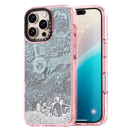 Rosarnnah Kompatibel mit iPhone 16 Pro Max Hülle – Horoskop Glitzer Rosa Cover Design – niedliche Ästhetik Handyhülle für iPhone 16 Pro Max 6.9" Rosarnnah Kompatibel mit iPhone 16 Pro Max Hülle – Horoskop Glitzer Rosa Cover Design – niedliche Ästhetik Handyhülle für iPhone 16 Pro Max 6.9" von Rosarnnah