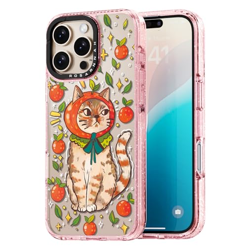 Rosarnnah Kompatibel mit iPhone 16 Pro Max Hülle – Kitty Katze Glitzer Rosa Cover Design – niedliche Ästhetik Handyhülle für iPhone 16 Pro Max 6.9" Rosarnnah Kompatibel mit iPhone 16 Pro Max Hülle – Kitty Katze Glitzer Rosa Cover Design – niedliche Ästhetik Handyhülle für iPhone 16 Pro Max 6.9" von Rosarnnah